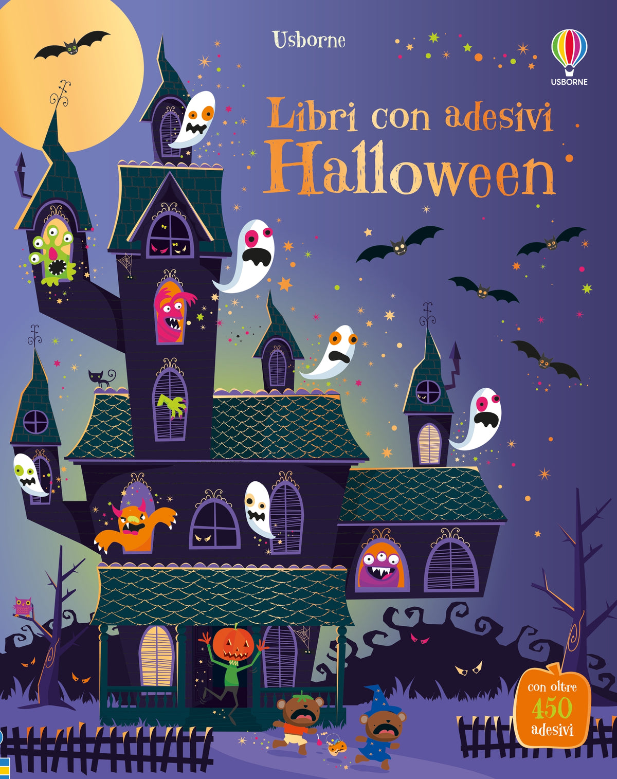 Libri con adesivi - Halloween - Fiona Watt - Usborne - copertina