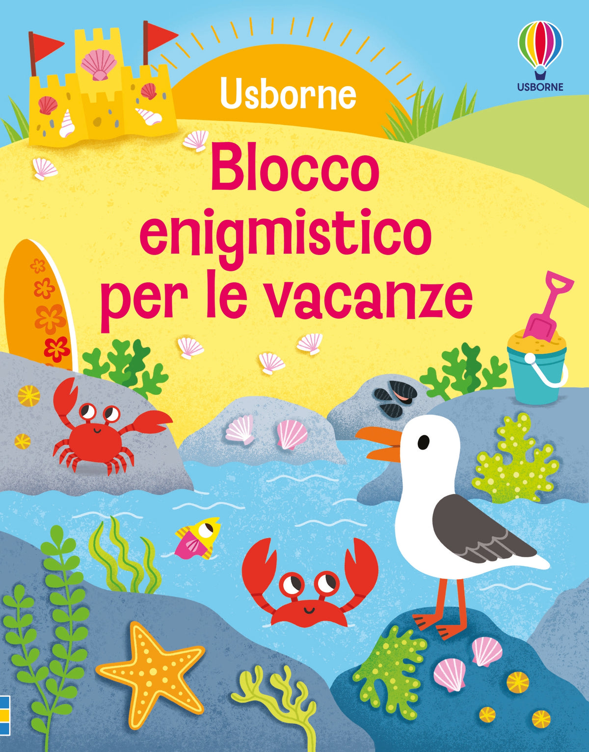 Blocco enigmistico per le vacanze - Phillip Clarke - Usborne - copertina
