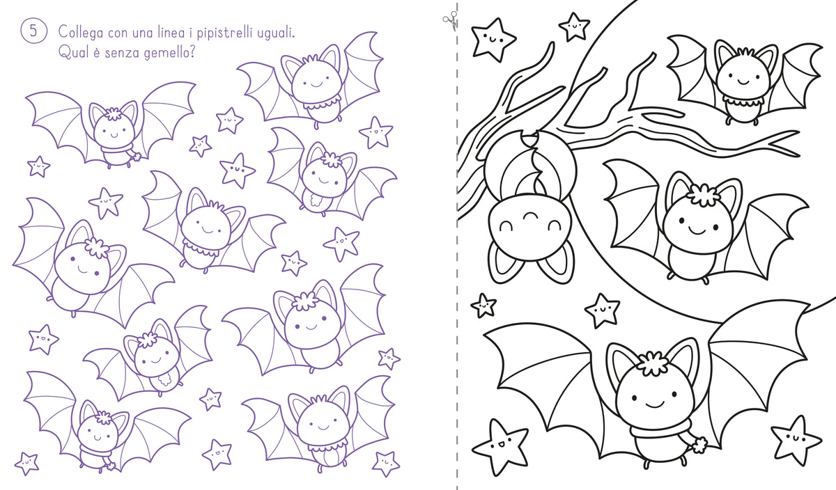 Acchiappasole da colorare - Halloween - Usborne - pagine interne