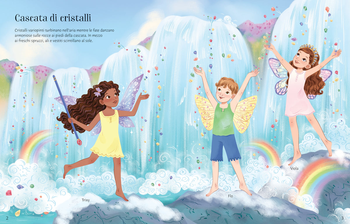 Vesto le bamboline - Le fate dei cristalli - Usborne - pagine interne