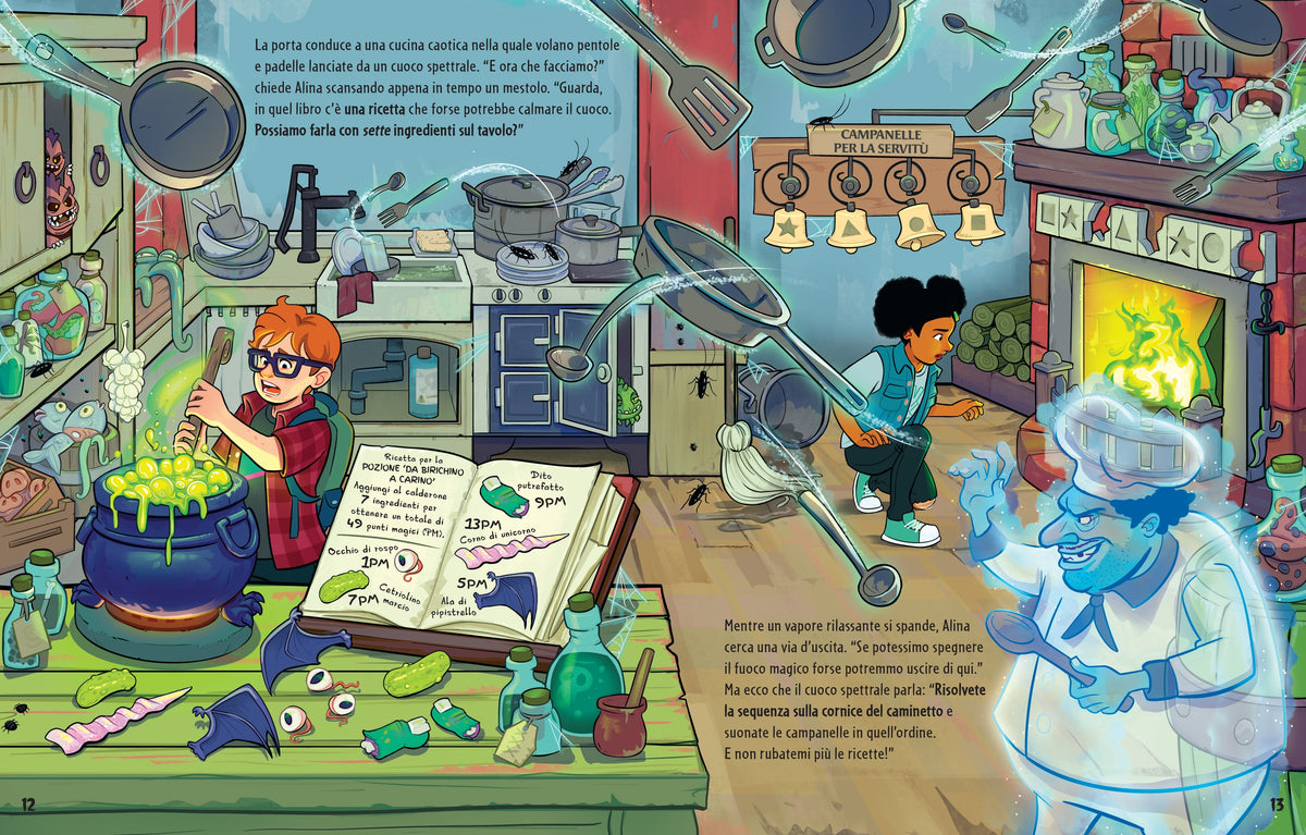 Fuga dalla casa stregata - Usborne - pagine interne