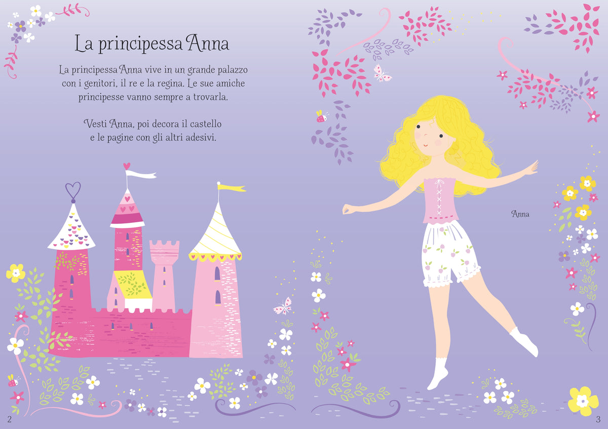 Vesto le bamboline - Principesse e fatine - Usborne - pagine interne
