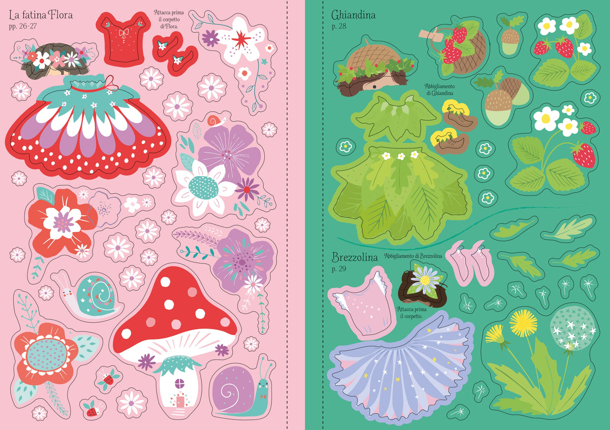 Vesto le bamboline - Principesse e fatine - Usborne - pagine interne