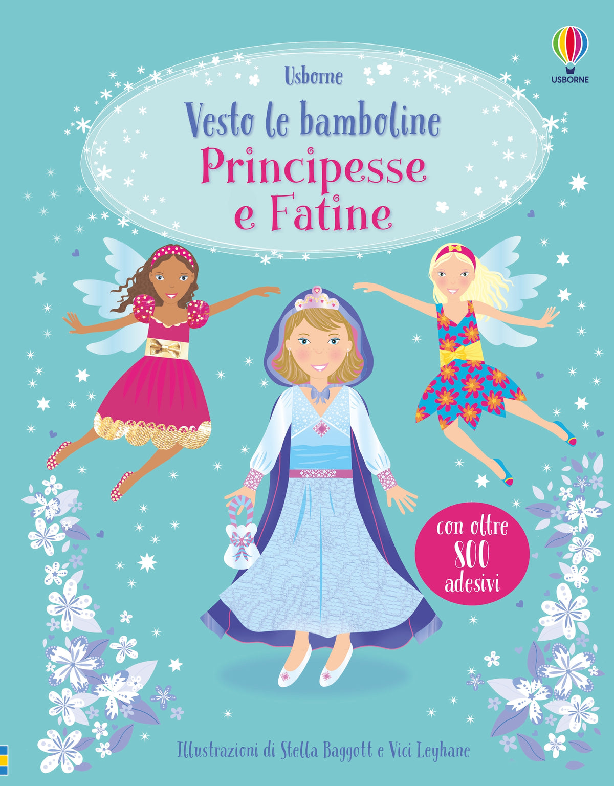 Vesto le bamboline - Principesse e Fatine - Fiona Watt - Usborne - copertina