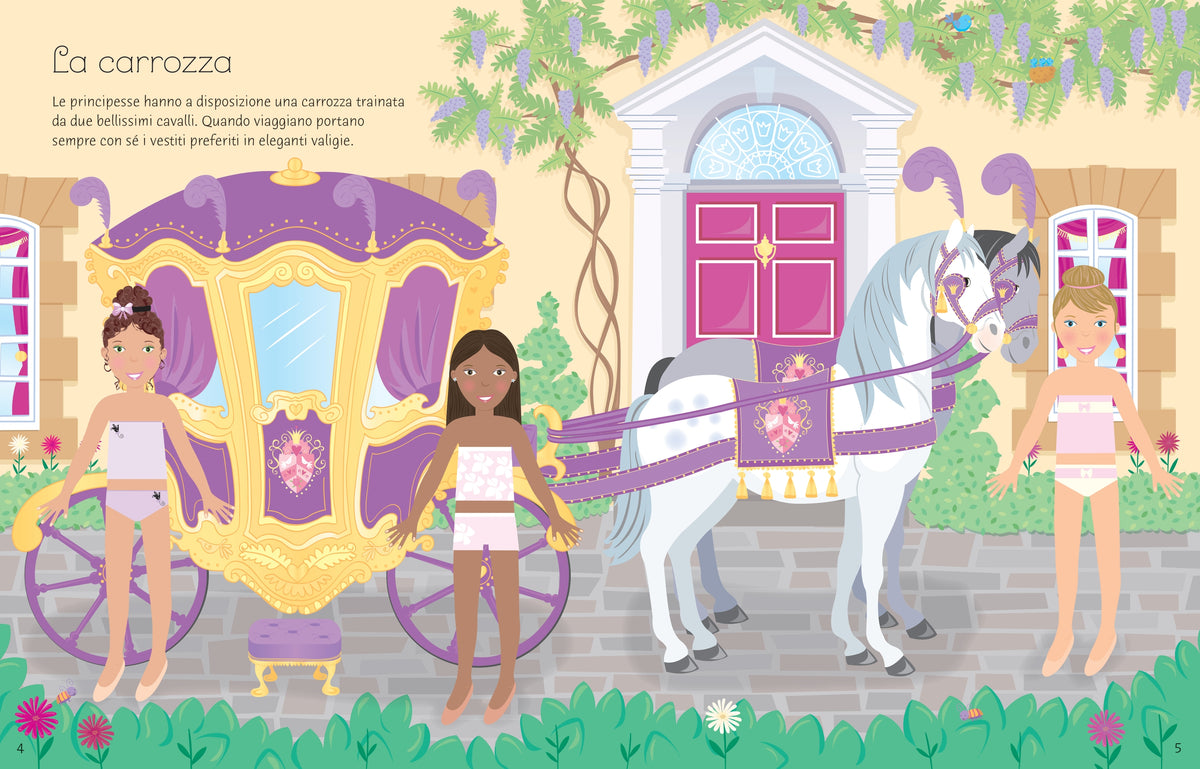 Vesto le bamboline - Principesse e Fatine - Usborne - pagine interne