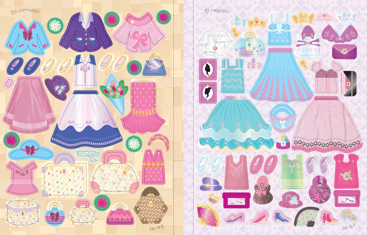 Vesto le bamboline - Principesse e Fatine - Usborne - pagine interne