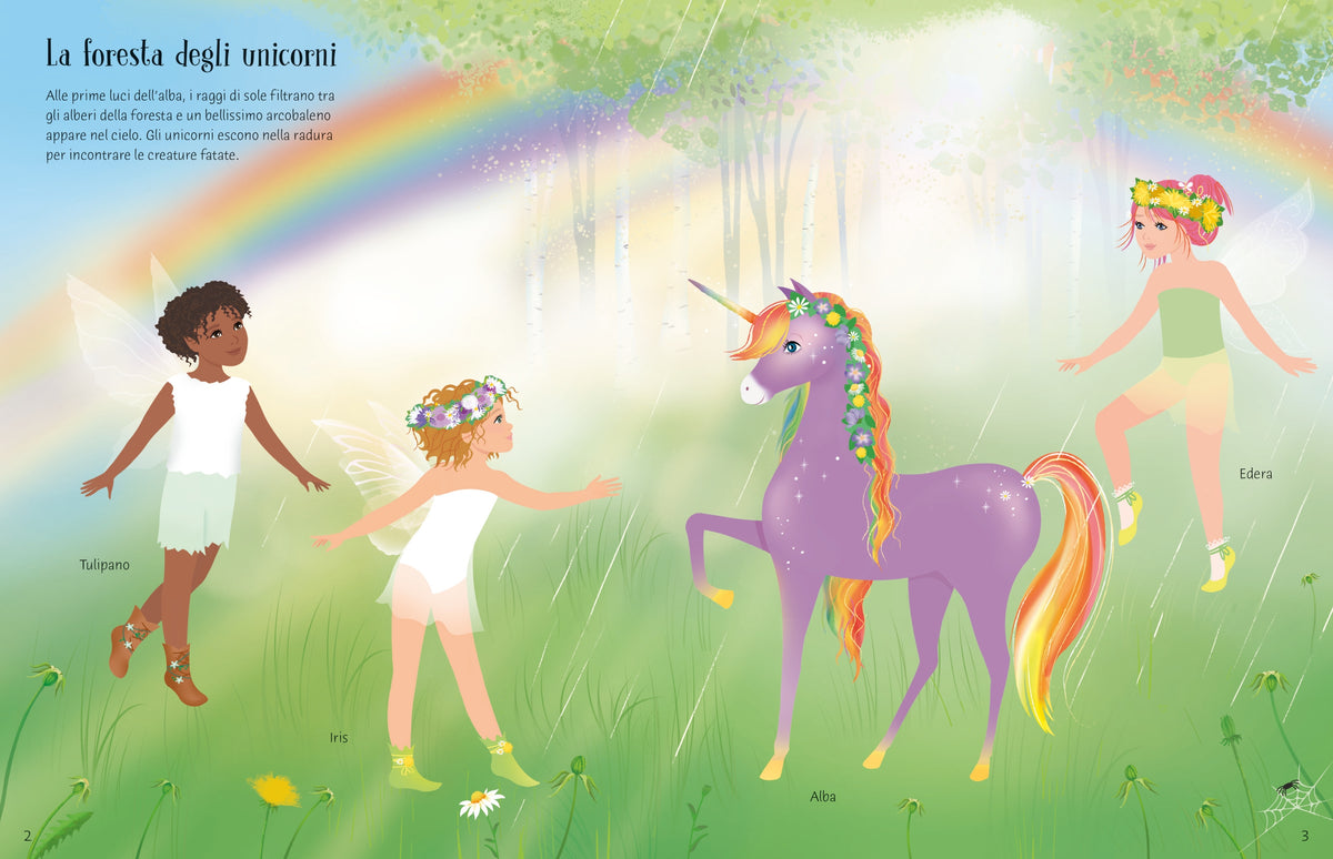 Collezione Vesto le bamboline - Unicorni - Usborne - pagine interne