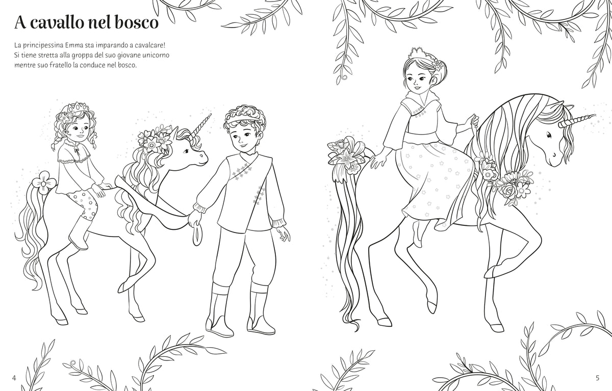 Collezione Vesto le bamboline - Unicorni - Usborne - pagine interne
