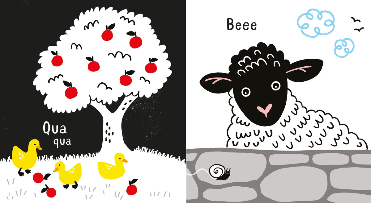 Primi libri in bianco e nero - In fattoria - Usborne - pagine interne