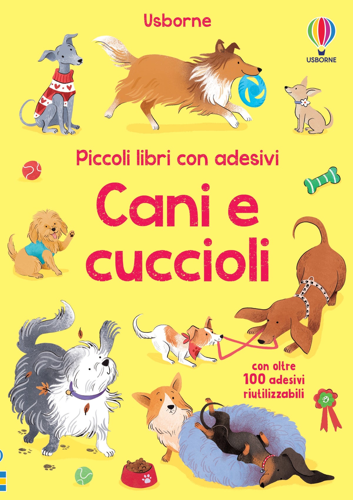 Piccoli libri con adesivi - Cani e cuccioli - Kristie Pickersgill - Usborne - copertina