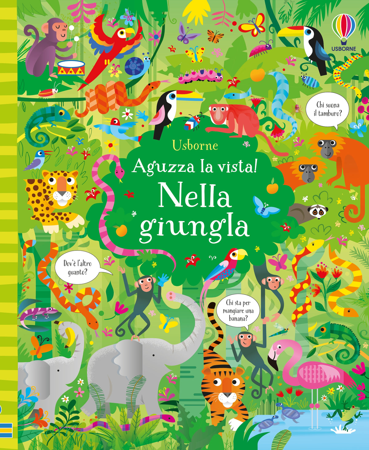 Libro e puzzle - Nella giungla - Usborne - pagine interne