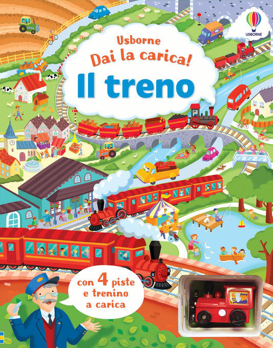 Libri con modellini - Il treno - Fiona Watt - Usborne - copertina