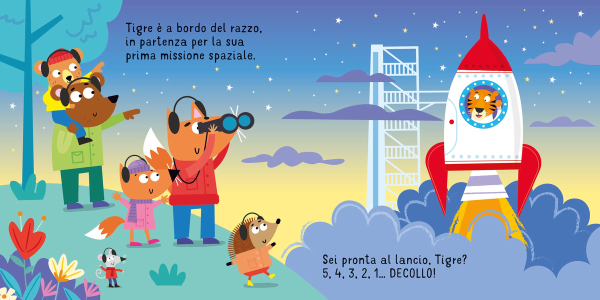 Libri sonori - Il razzo - Usborne - pagine interne