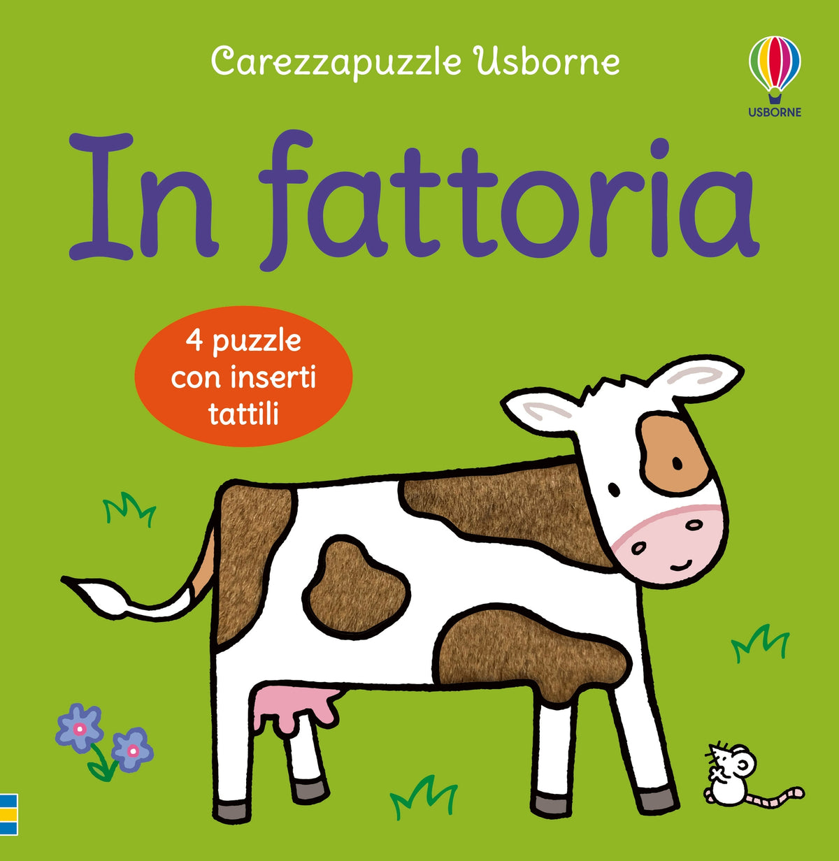 Carezzapuzzle Usborne - In fattoria - Fiona Watt - Usborne - copertina