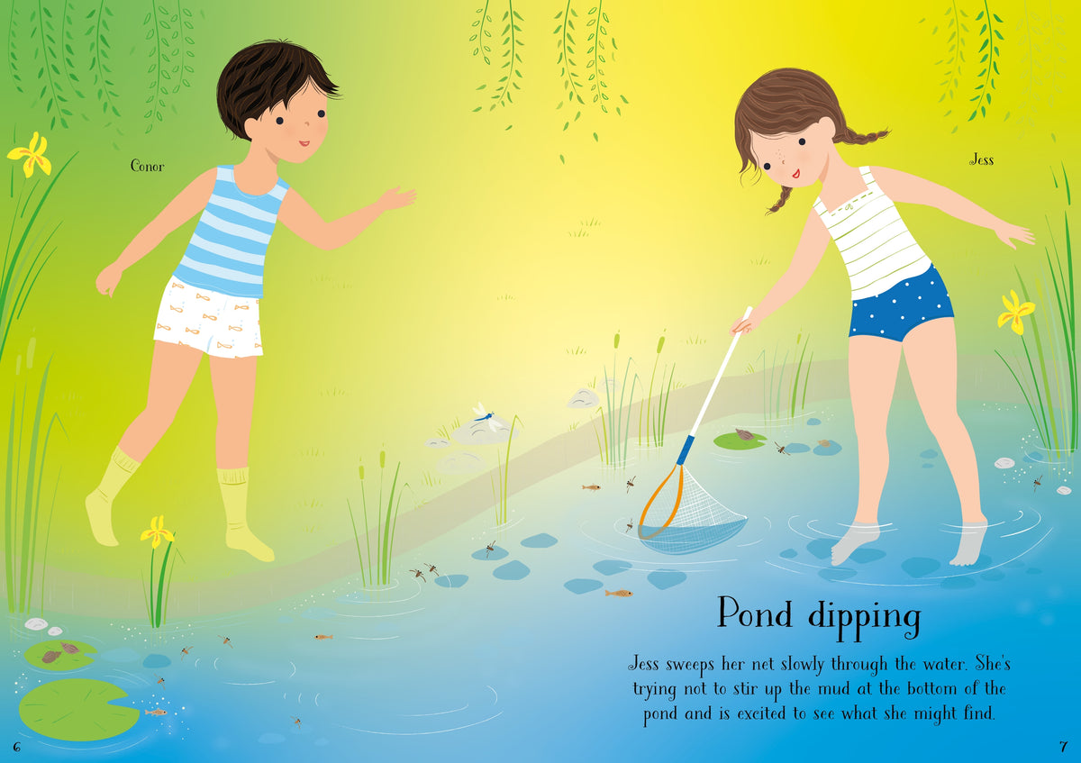 Little Sticker Dolly Dressing Summer Fun - Usborne - pagine interne