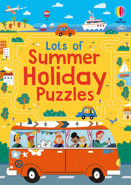 Lots of Summer Holiday Puzzles - Simon Tudhope - Usborne - copertina