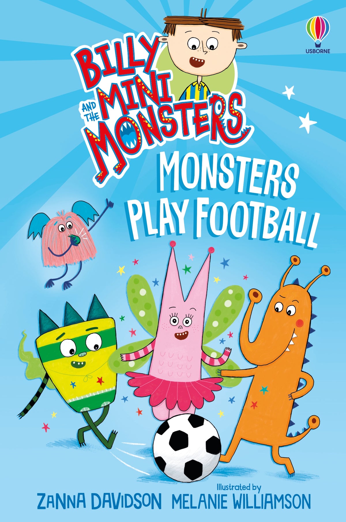 Billy and the Mini Monsters: Monsters Play Football - Zanna Davidson - Usborne - copertina