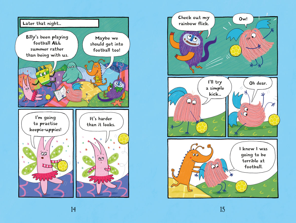 Billy and the Mini Monsters: Monsters Play Football - Usborne - pagine interne
