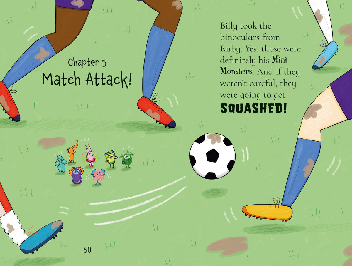 Billy and the Mini Monsters: Monsters Play Football - Usborne - pagine interne