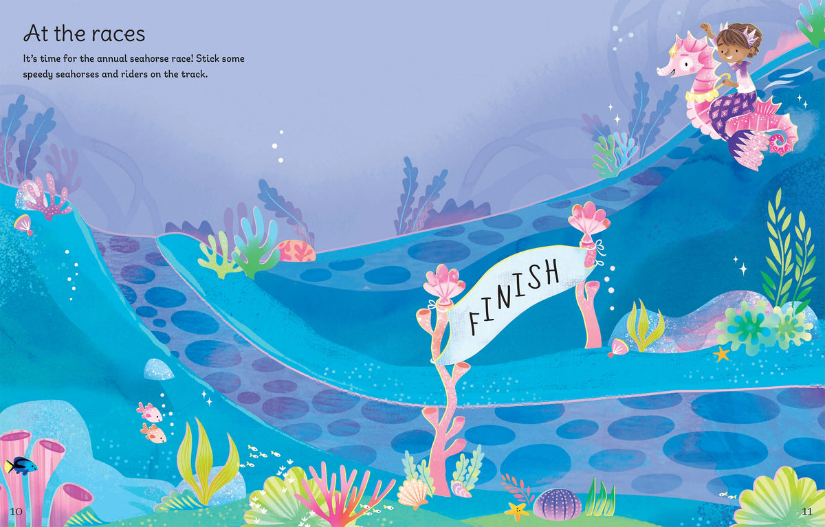 First Sticker Book Mermaids - Usborne - pagine interne