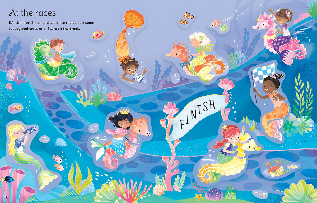 First Sticker Book Mermaids - Usborne - pagine interne