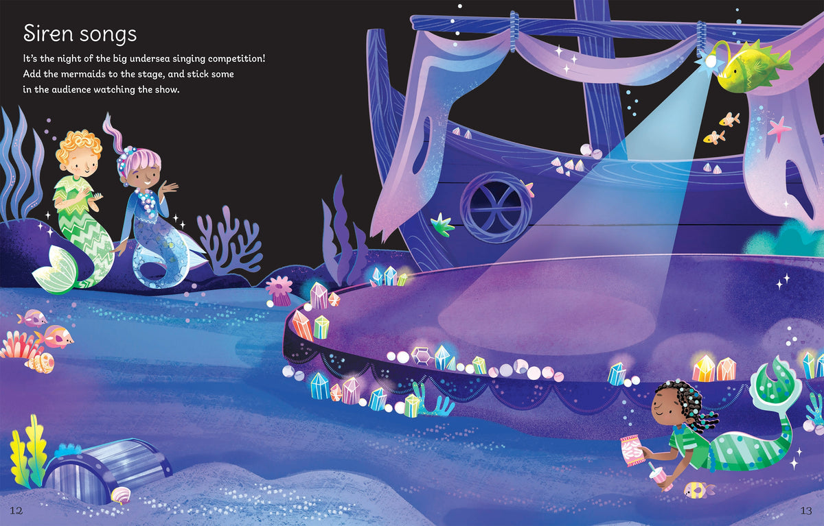 First Sticker Book Mermaids - Usborne - pagine interne