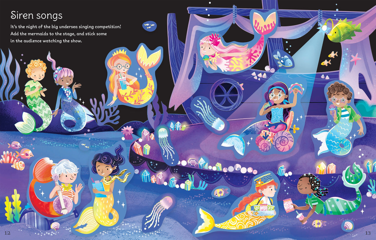 First Sticker Book Mermaids - Usborne - pagine interne