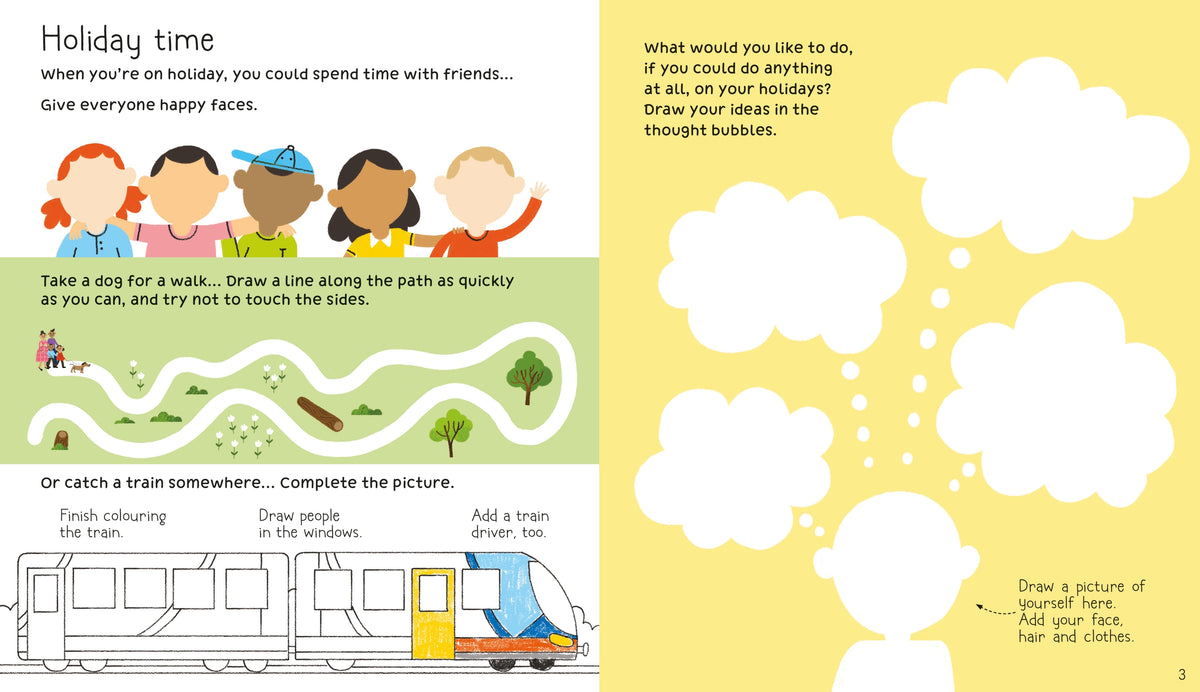 Little Children's Holiday Activity Book - Usborne - pagine interne