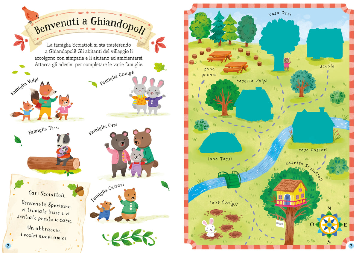 La famiglia Scoiattoli cambia casa - Usborne - pagine interne