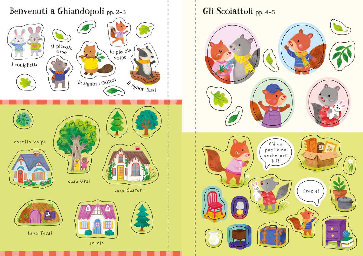 La famiglia Scoiattoli cambia casa - Usborne - pagine interne