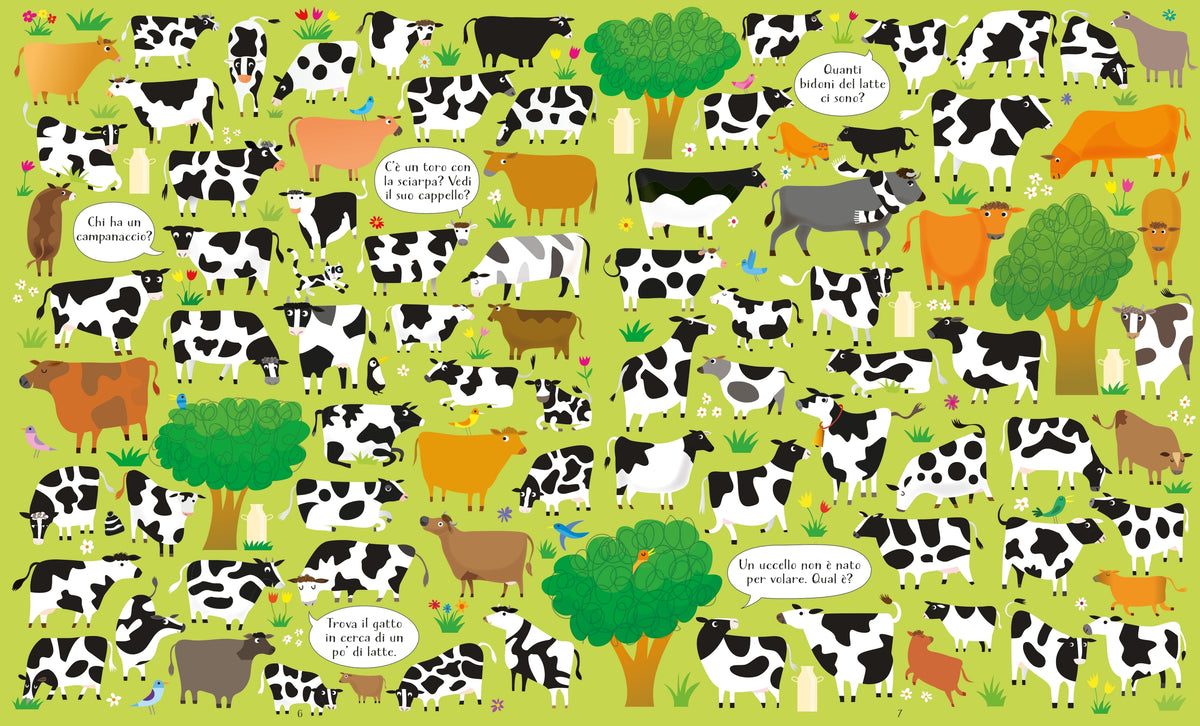 Libro e puzzle - La fattoria - Usborne - pagine interne