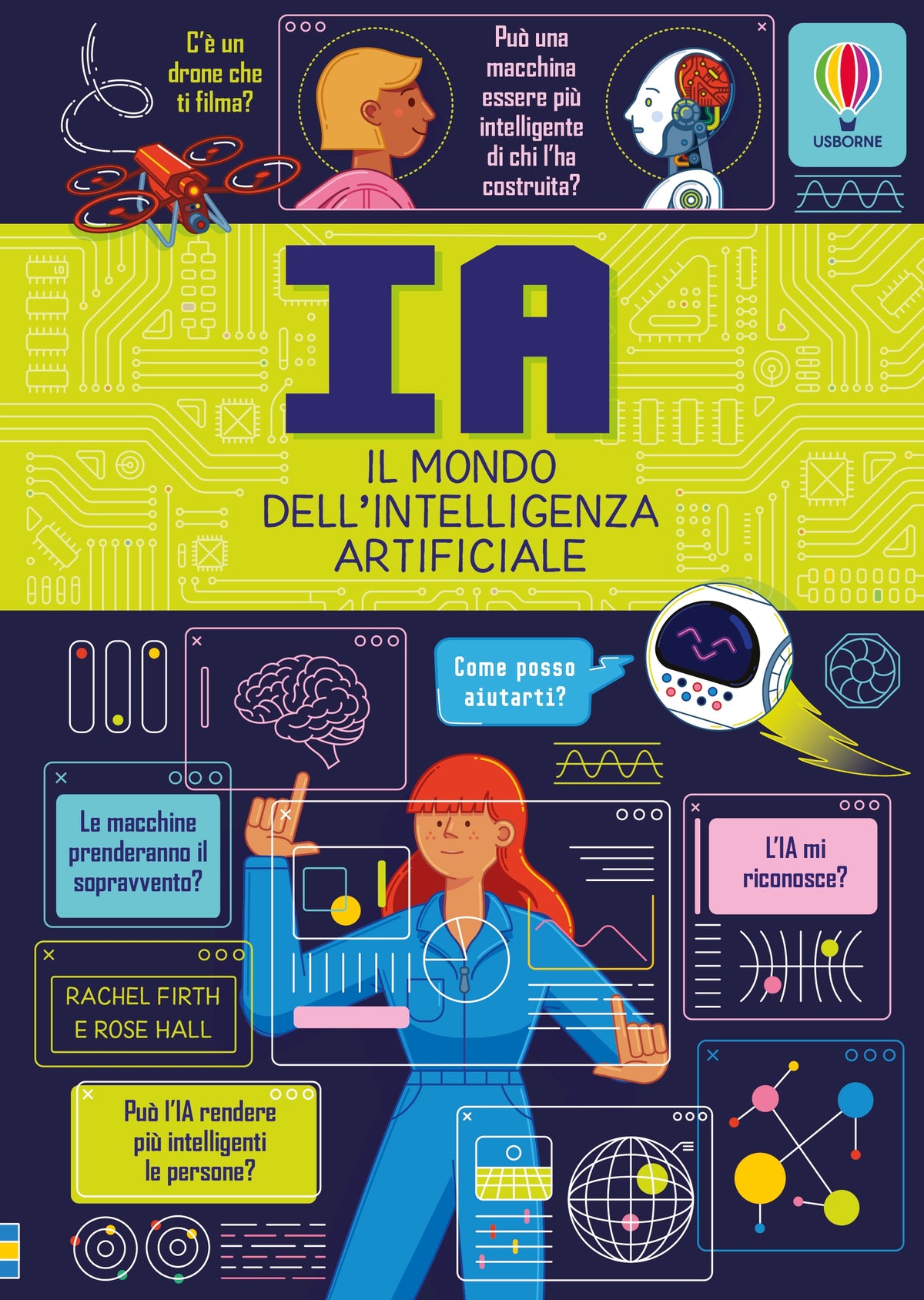 IA - Il mondo dell'intelligenza artificiale - Rachel Firth, Rose Hall - Usborne - copertina