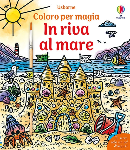 Coloro per magia - In riva al mare - Lizzie Cope - Usborne - copertina