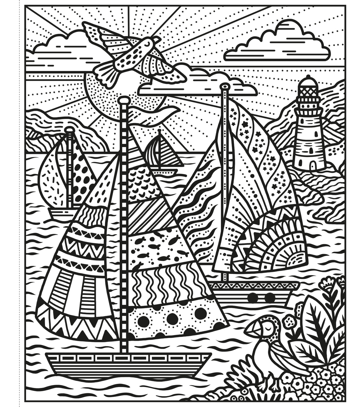 Coloro per magia - In riva al mare - Usborne - pagine interne