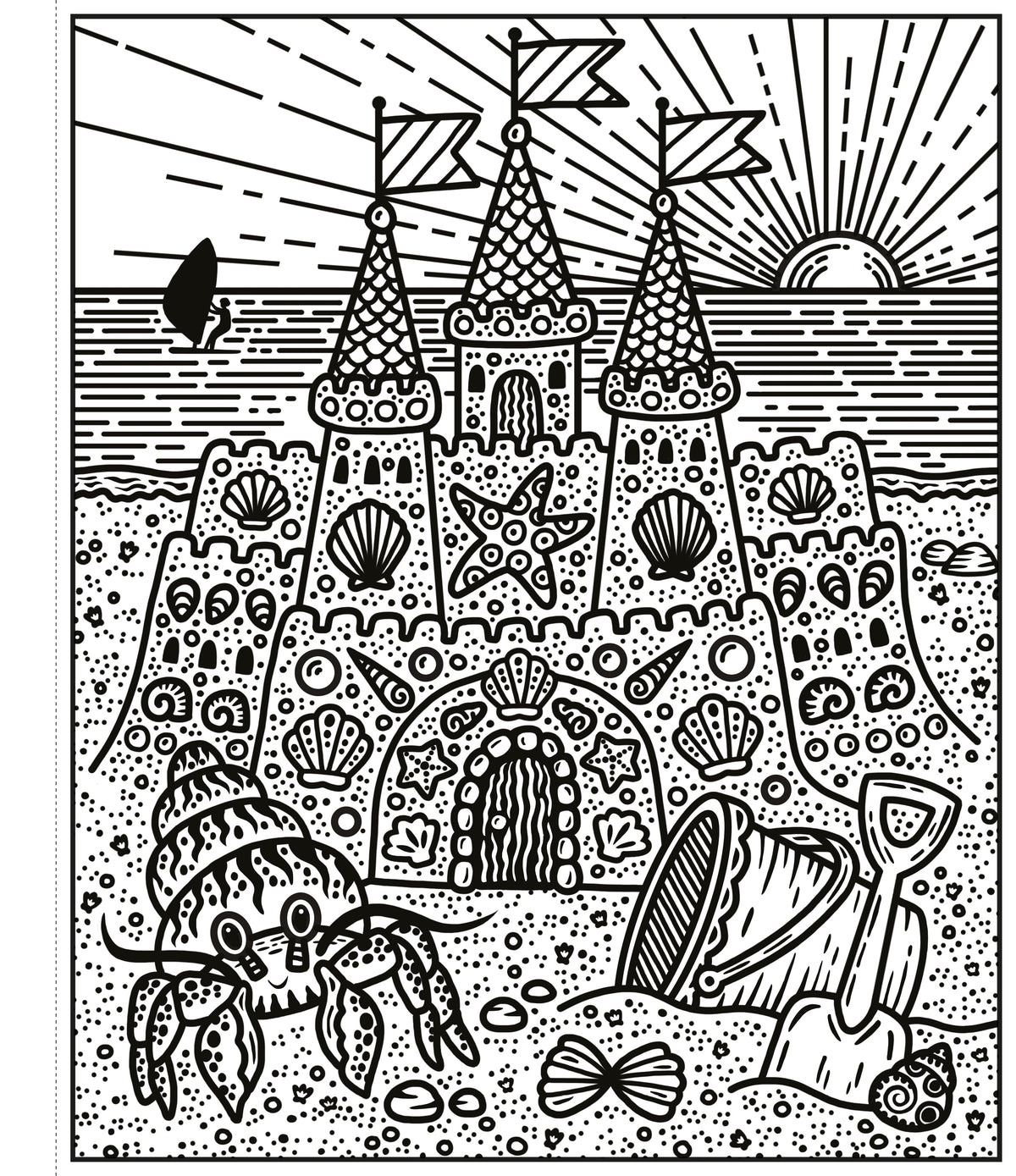 Coloro per magia - In riva al mare - Usborne - pagine interne
