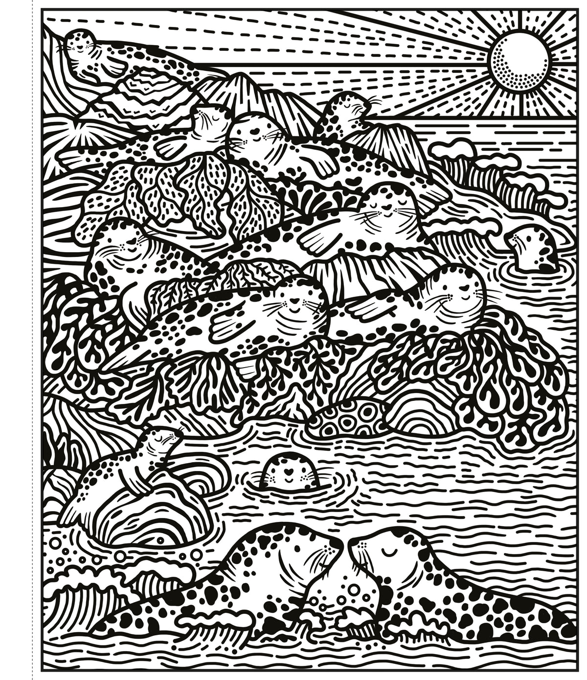 Coloro per magia - In riva al mare - Usborne - pagine interne