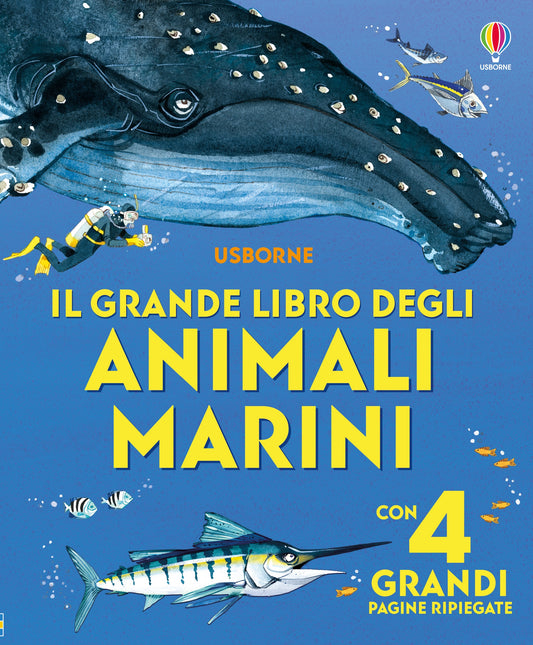 Il grande libro degli animali marini - Minna Lacey - Usborne - copertina