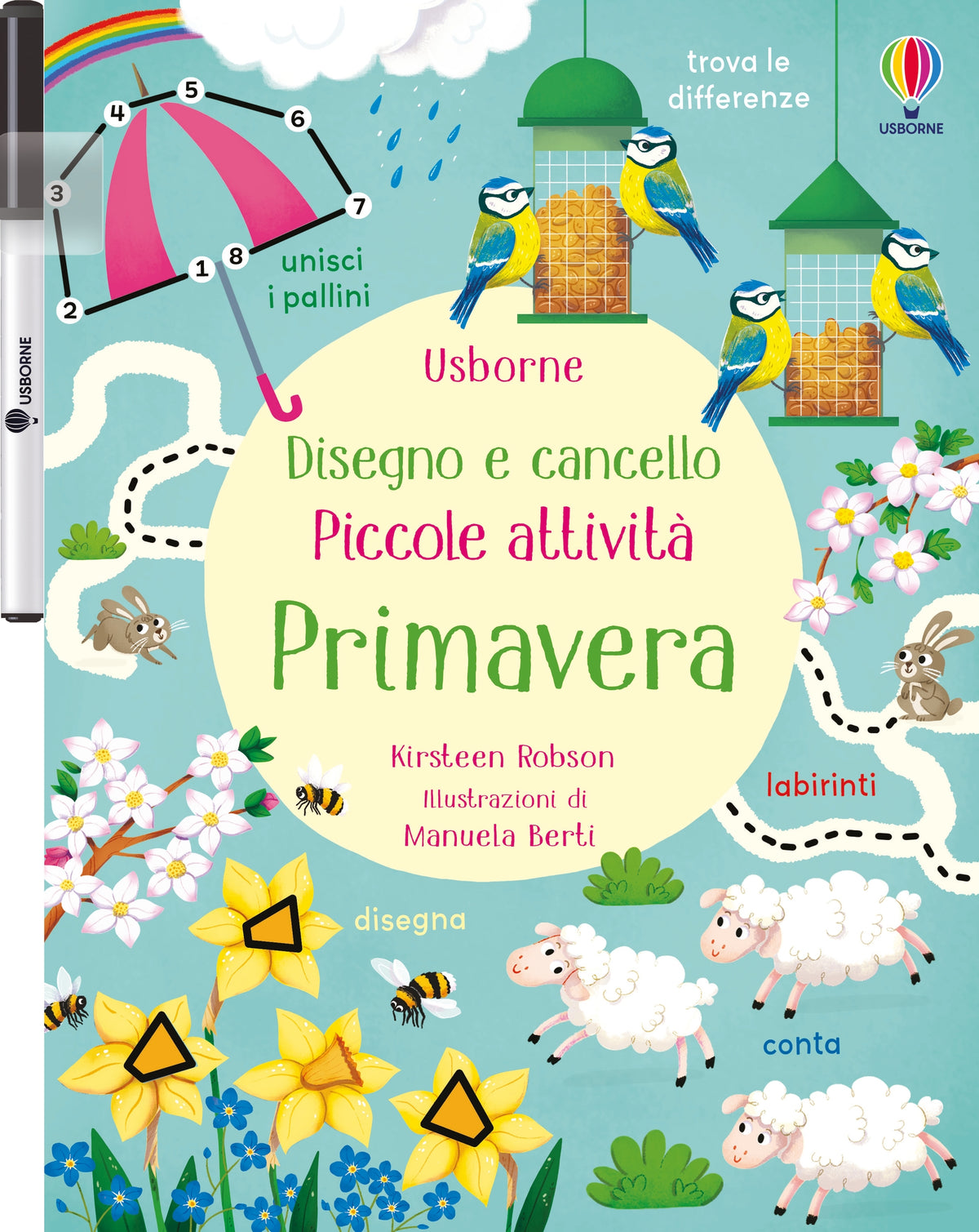Disegno e cancello - Primavera - Kirsteen Robson - Usborne - copertina