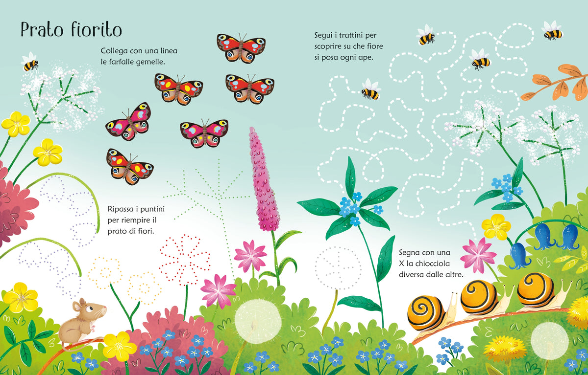 Disegno e cancello - Primavera - Usborne - pagine interne