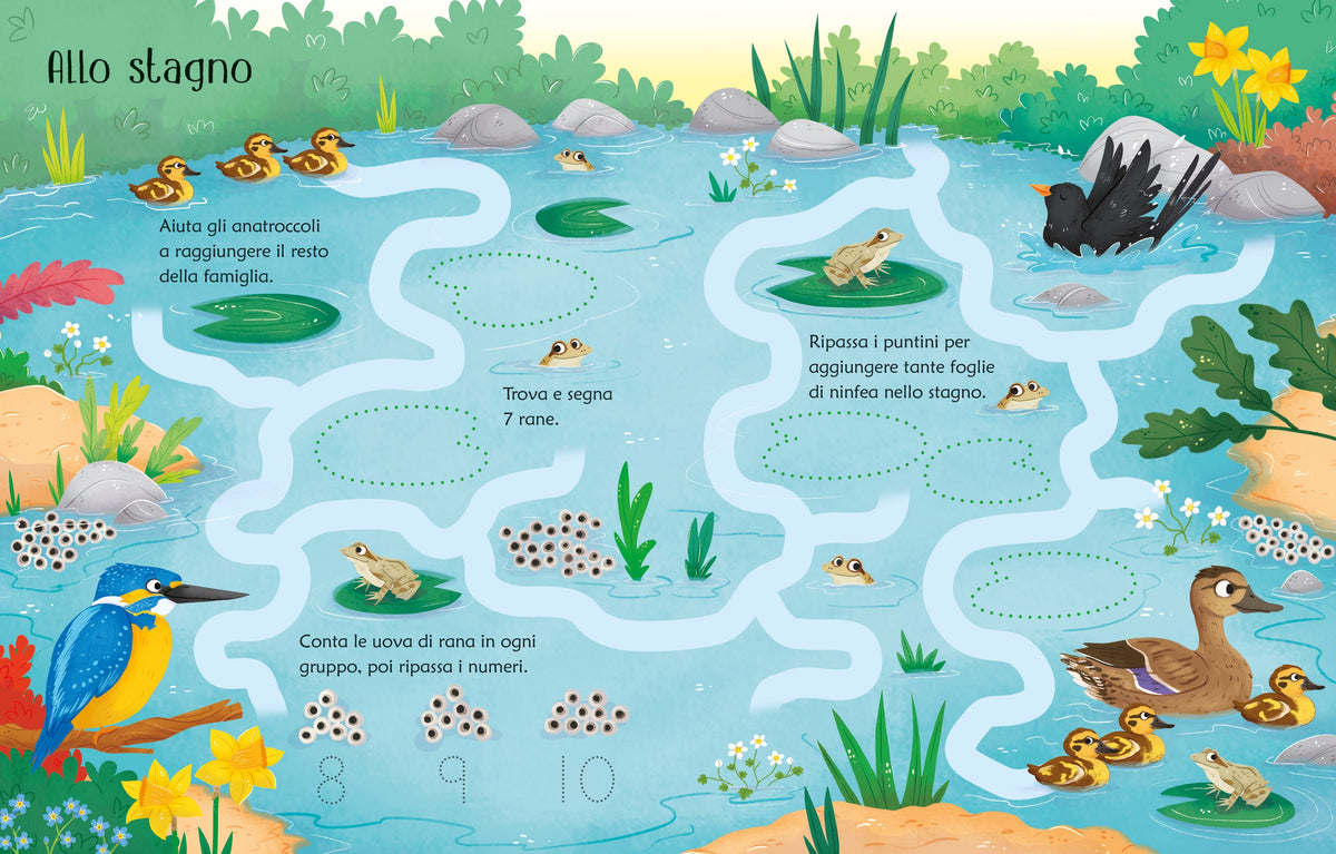 Disegno e cancello - Primavera - Usborne - pagine interne