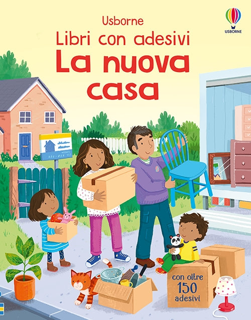 Libri con adesivi - La nuova casa - Jessica Greenwell - Usborne - copertina