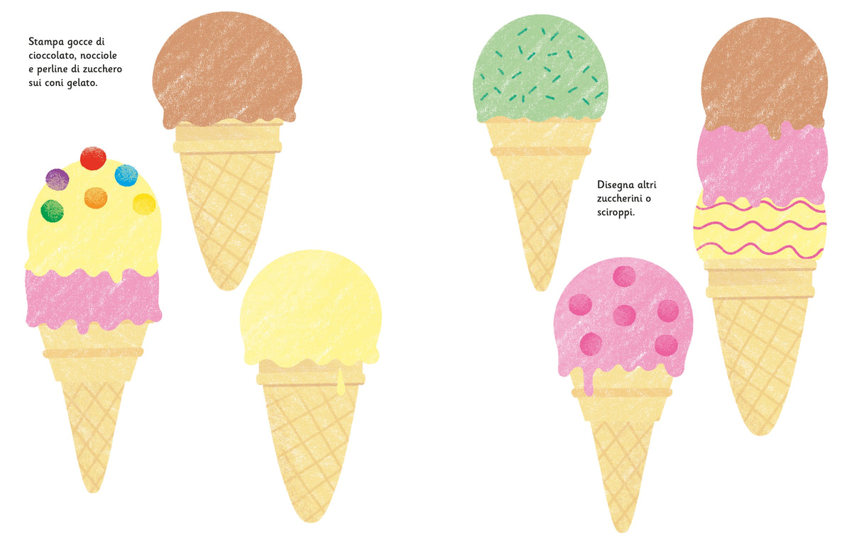Disegno con le dita - Estate - Usborne - pagine interne