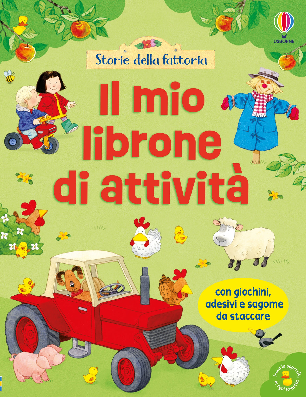 Il mio librone di attività - Storie della fattoria - Kirsteen Robson - Usborne - copertina