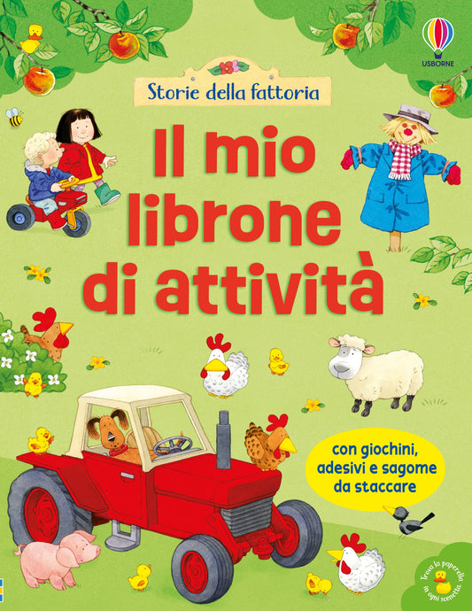 Il mio librone di attività - Storie della fattoria - Kirsteen Robson - Usborne - copertina