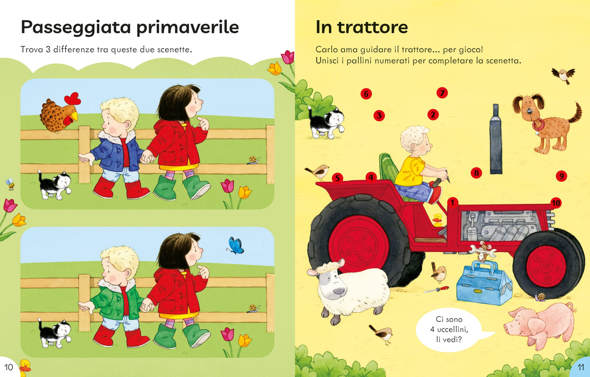 Il mio librone di attività - Storie della fattoria - Usborne - pagine interne