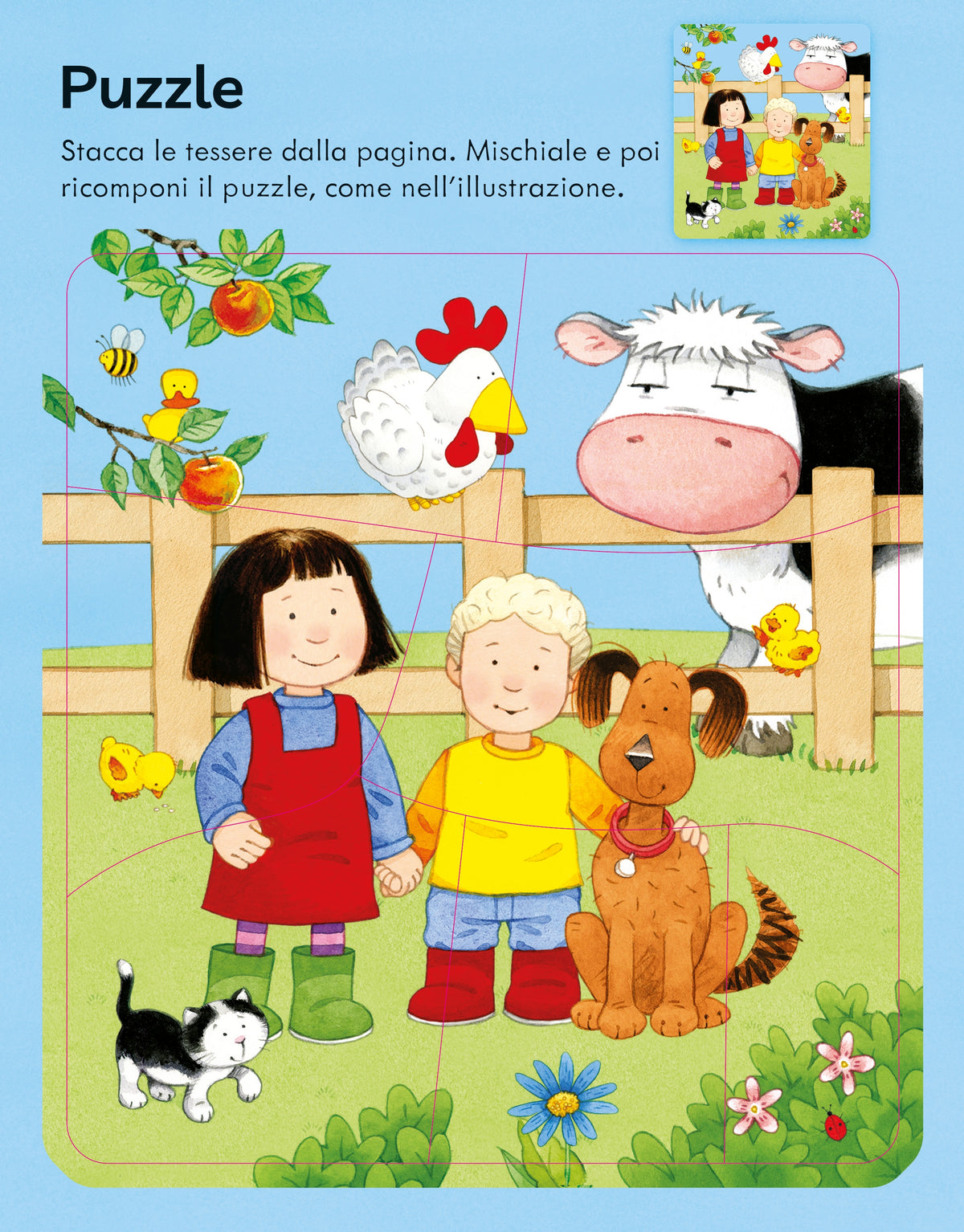 Il mio librone di attività - Storie della fattoria - Usborne - pagine interne