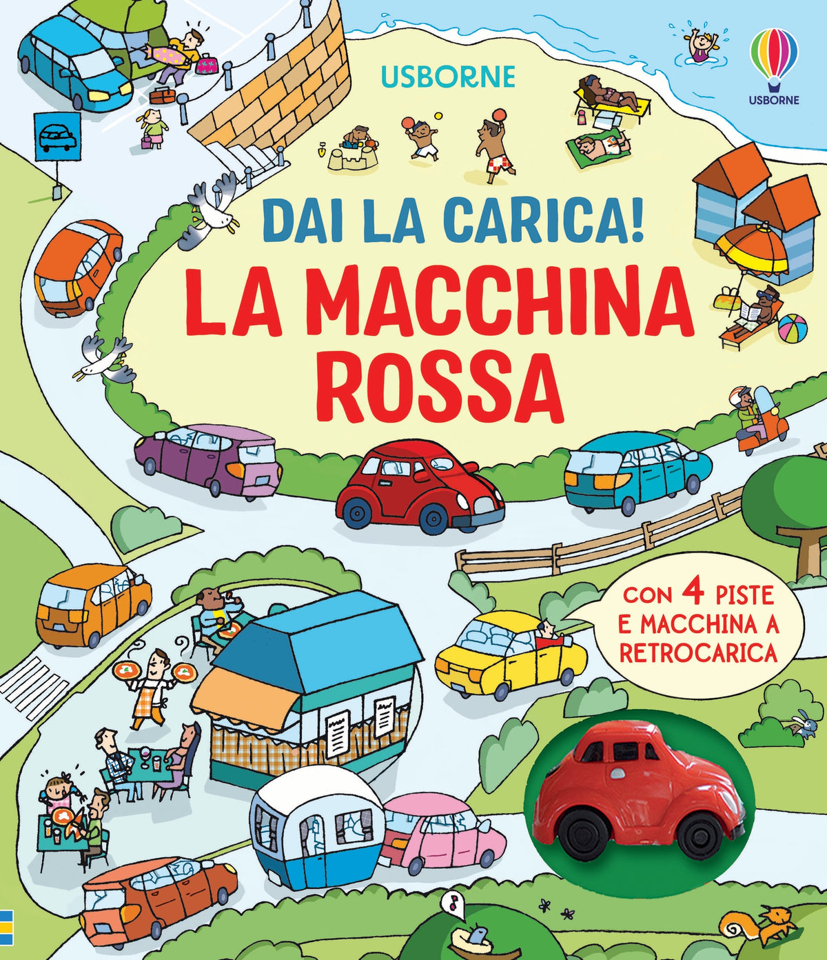 La macchina rossa - Fiona Watt - Usborne - copertina