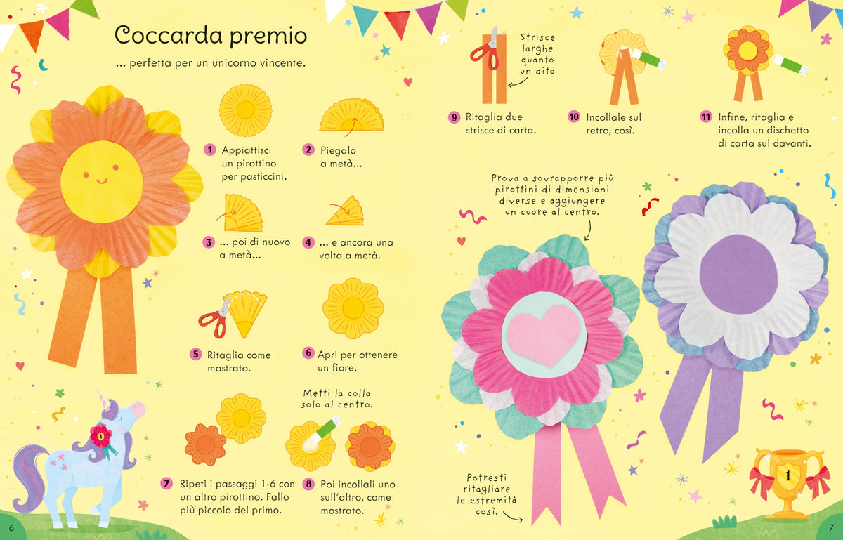 Lavoretti e attività con gli unicorni - Usborne - pagine interne