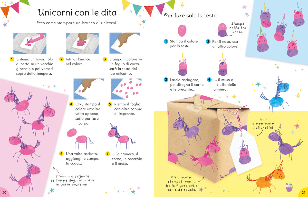 Lavoretti e attività con gli unicorni - Usborne - pagine interne