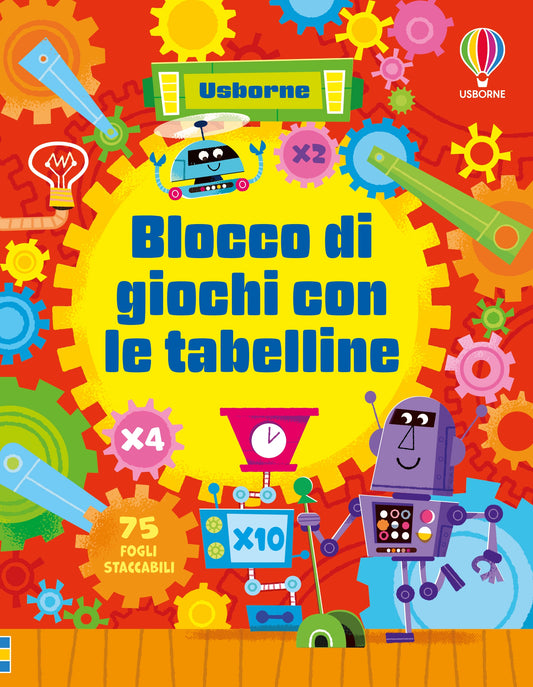 Blocco di giochi con le tabelline - Sam Smith - Usborne - copertina